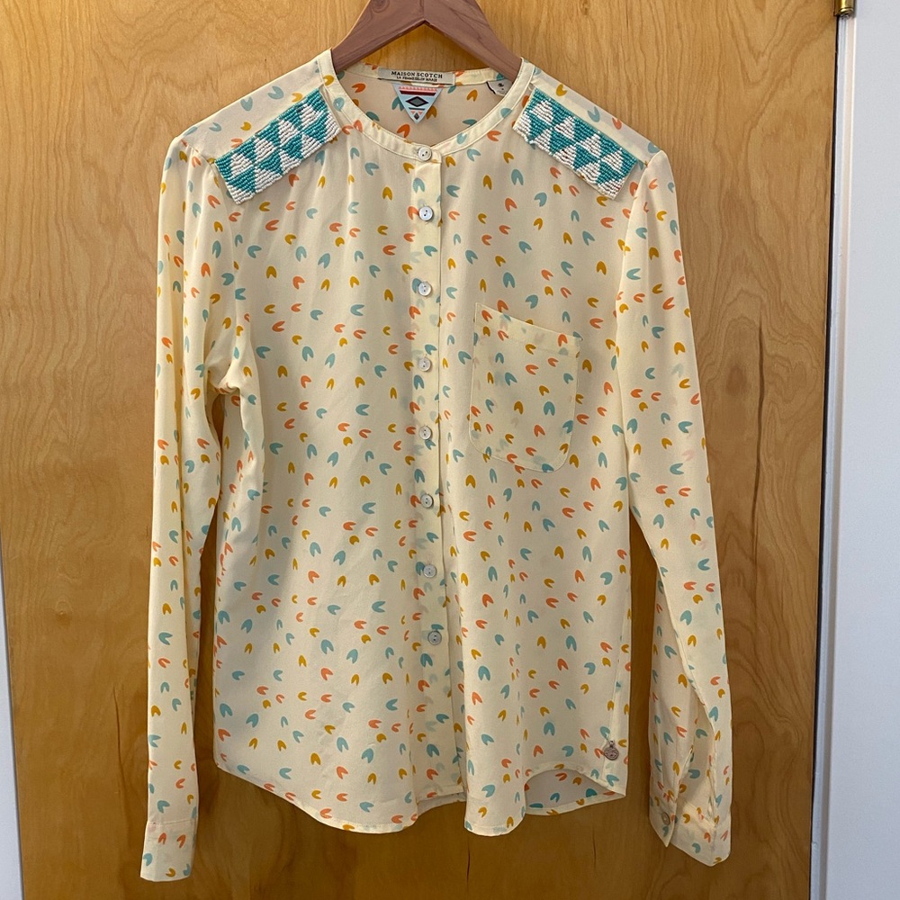MASON SCOTCH | Confetti Silk Button Down